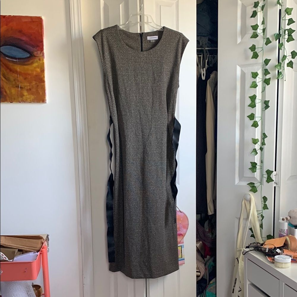 Elegant Black and Gray Dress